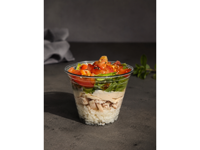 Трайфл с копченной курицей